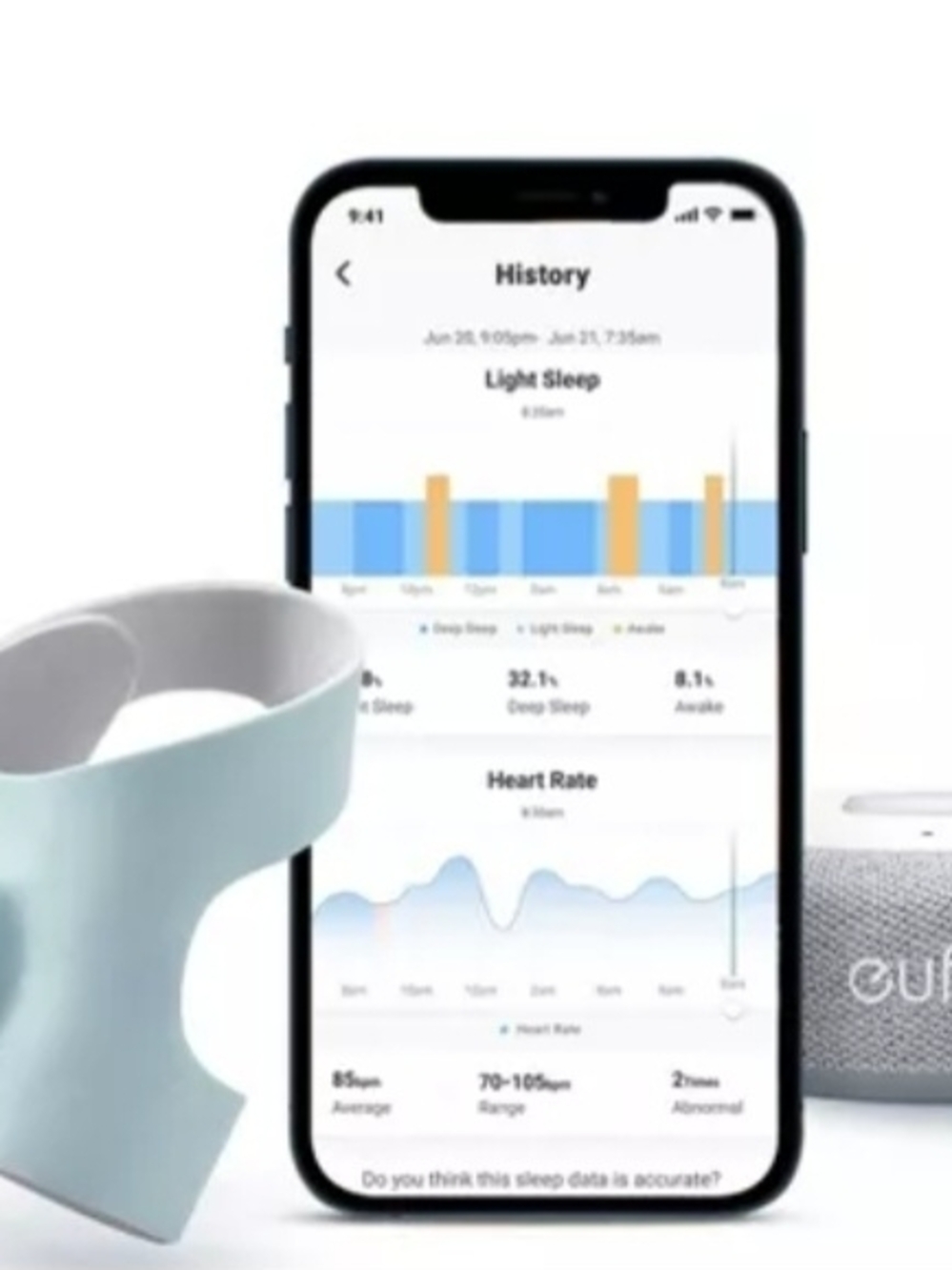 EUFY S320 Smart Sock in Light Blue - Baby Heart Monitor - Picture 12 of 12